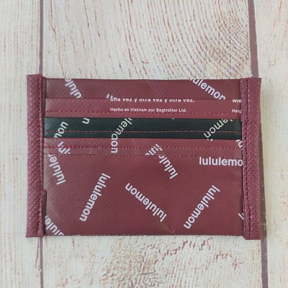 Lululemon handmade credit card ID coin holder keychain set - Picture 3 of 8